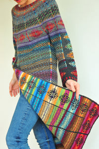 butzeria goes knitting - printed patterns a winter wedding coat