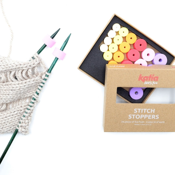 Katia - 24 Needle Stoppers - Knitting Accessories - Toronto, Canada – The  Knitting Loft