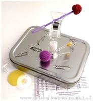 Gina-B Silkworks - Button Maker's Third Hand & Tool Tin Kit