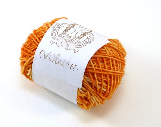 (vi)laines yarnlings - chaussettes sock candied clementines