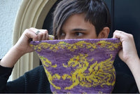 butzeria goes knitting - printed patterns dragon cowl