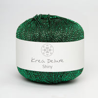 Krea Deluxe Shiny Glitter green yarn Toronto