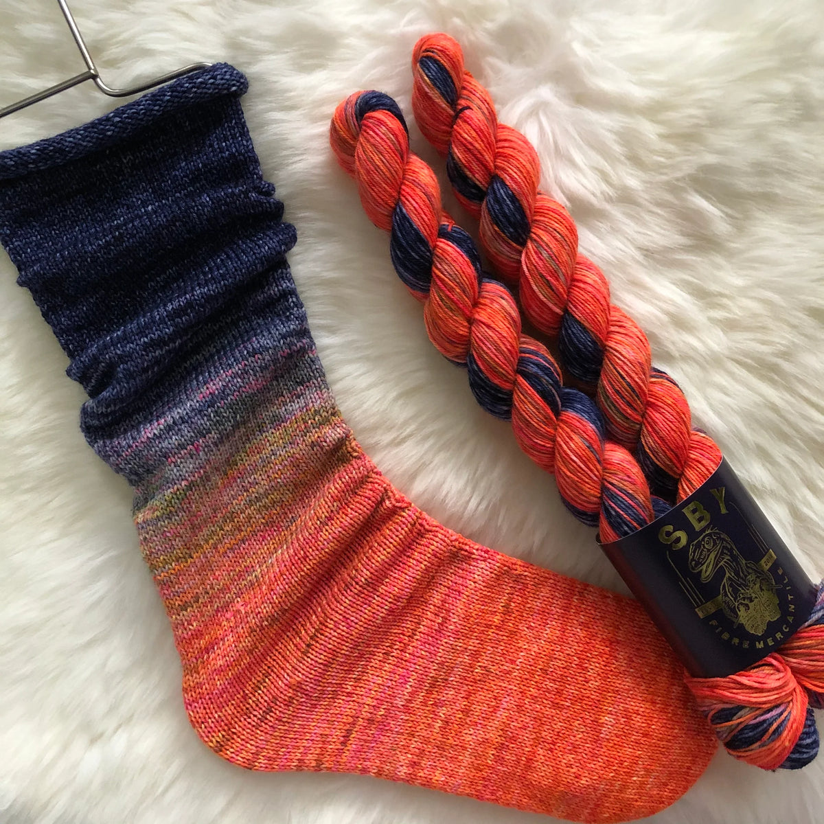 Shirley Brian Yarns - Deconstructed Fade Sock