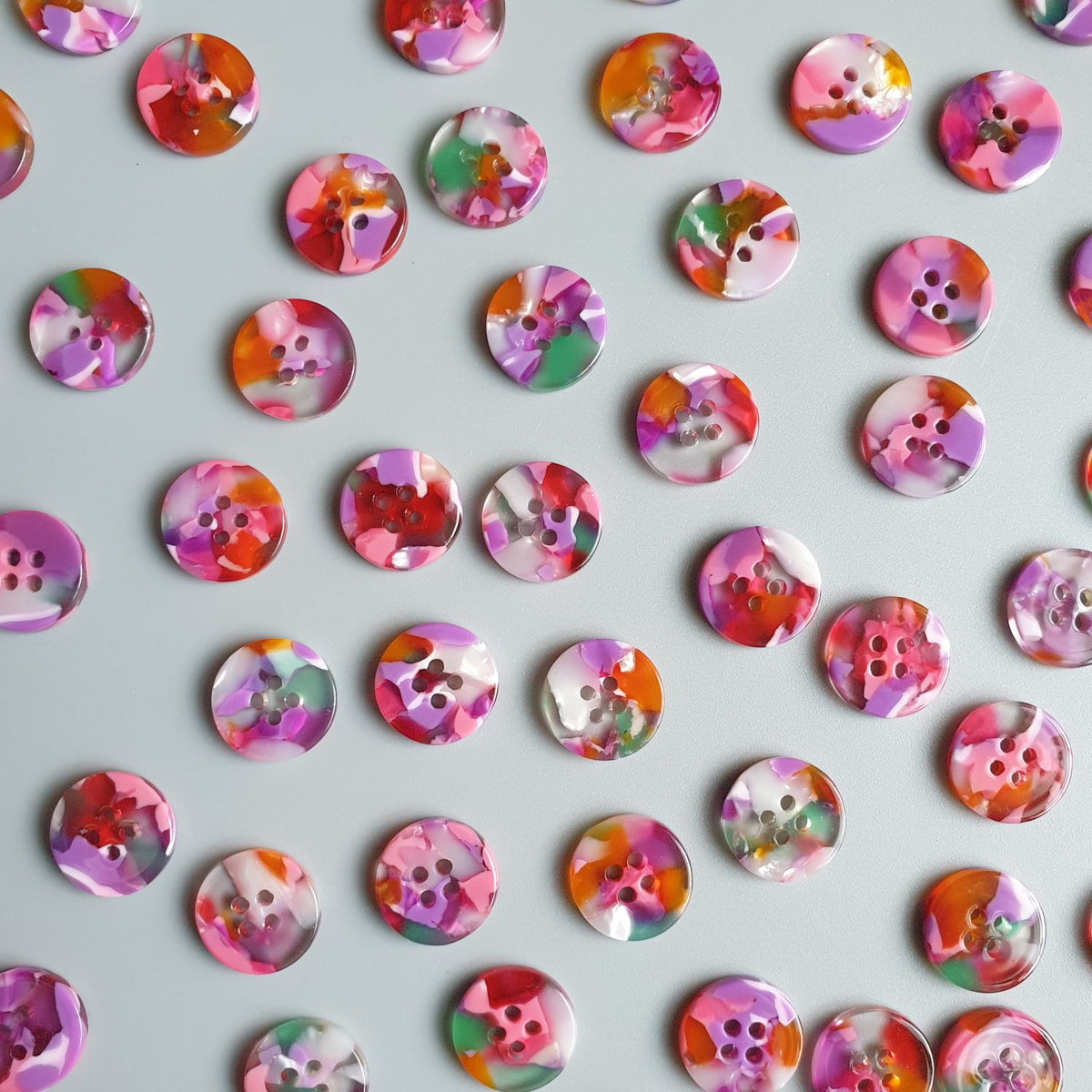 PigeonWishes Colourful Buttons for Knitting Projects