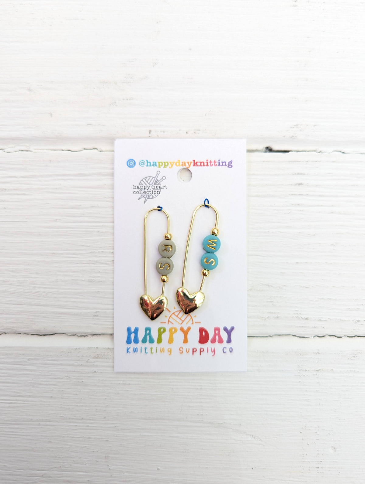Happy Day Knitting - RS/WS Locking Stitch Markers