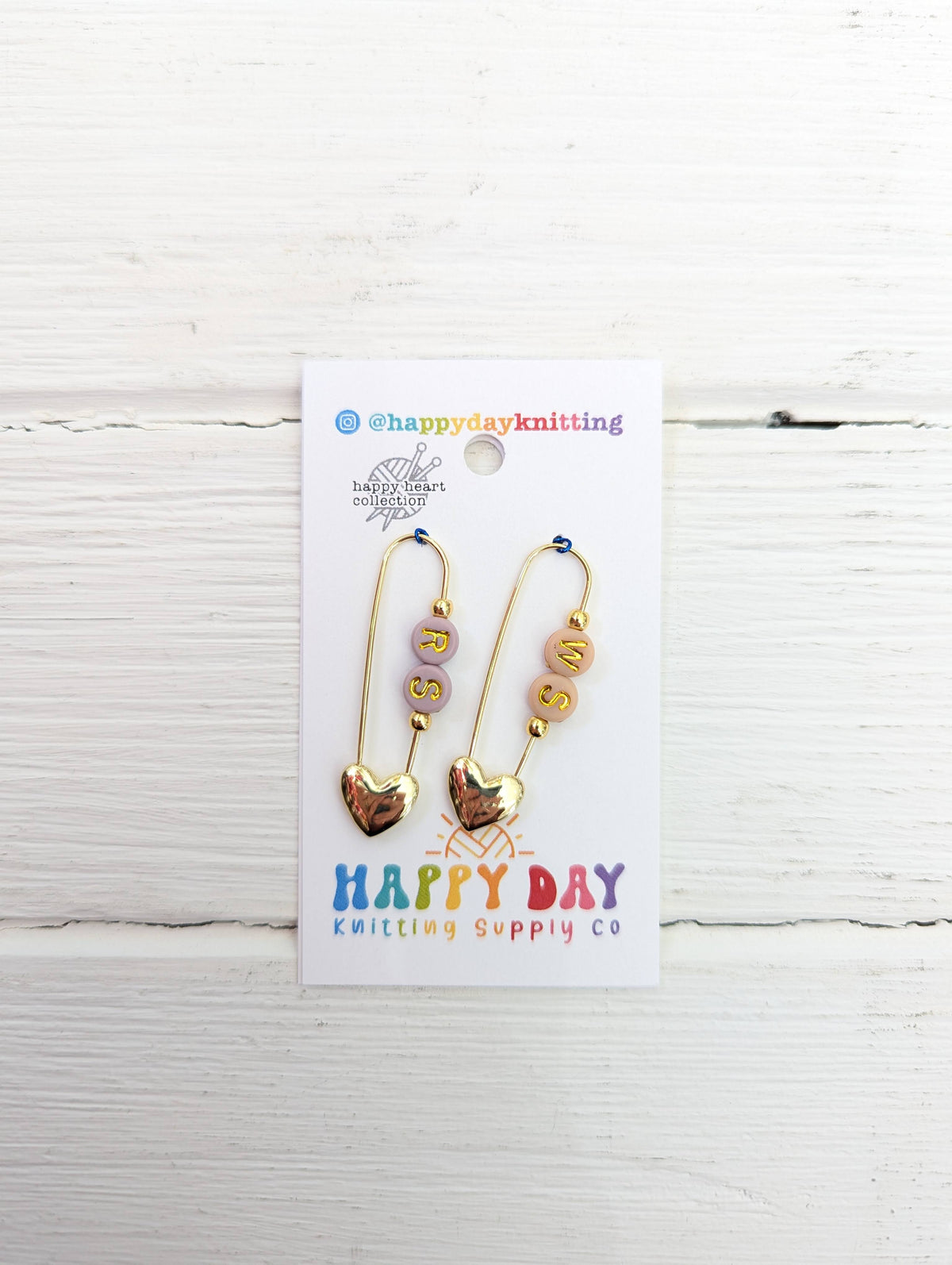 Happy Day Knitting - RS/WS Locking Stitch Markers