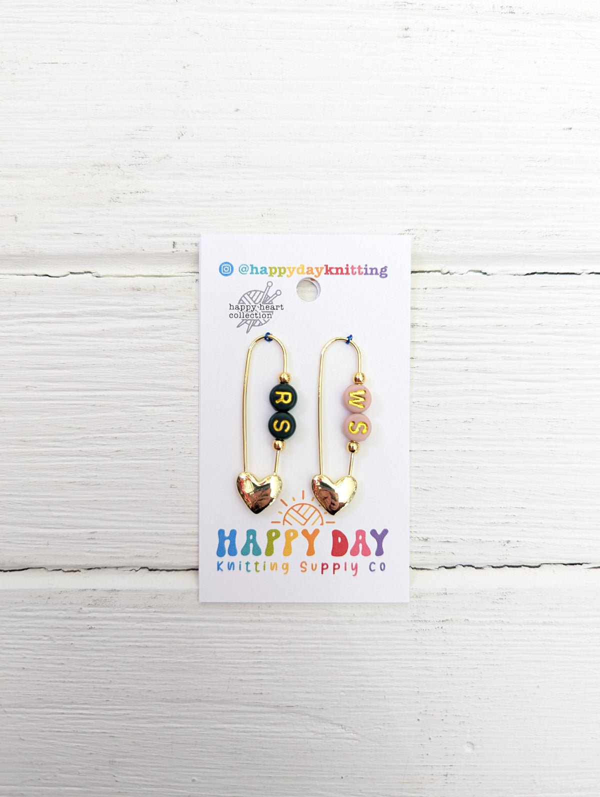 Happy Day Knitting - RS/WS Locking Stitch Markers