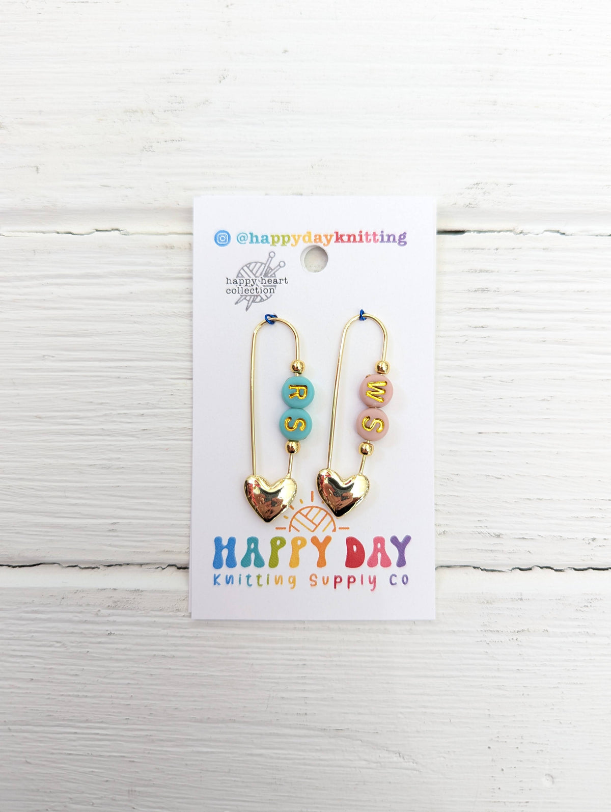 Happy Day Knitting - RS/WS Locking Stitch Markers