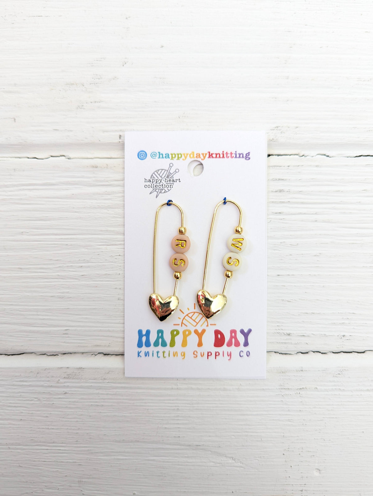 Happy Day Knitting - RS/WS Locking Stitch Markers