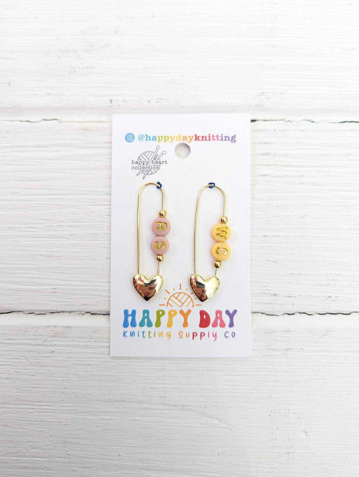 Happy Day Knitting - RS/WS Locking Stitch Markers