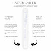 Twice Sheared Sheep - Sock Sizing Bracelet Ruler