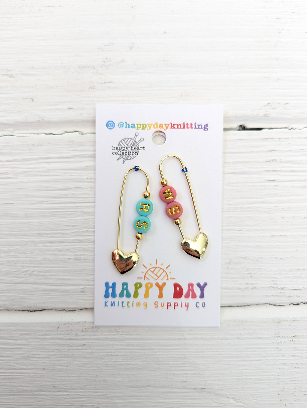 Happy Day Knitting - RS/WS Locking Stitch Markers