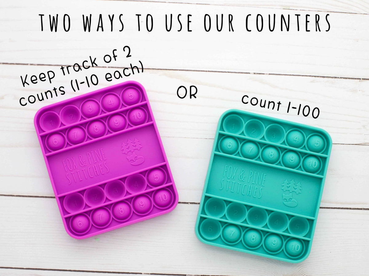 Fox & Pine - Colourful Row Counters