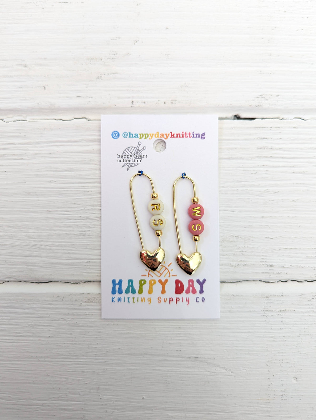 Happy Day Knitting - RS/WS Locking Stitch Markers