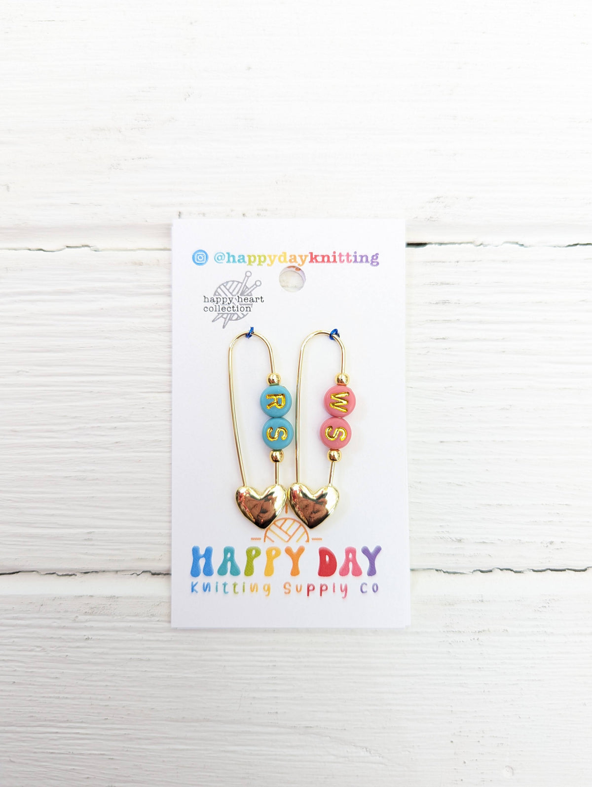 Happy Day Knitting - RS/WS Locking Stitch Markers