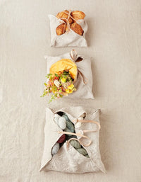 Cocoknits Rustic Linen Four Corner Bag