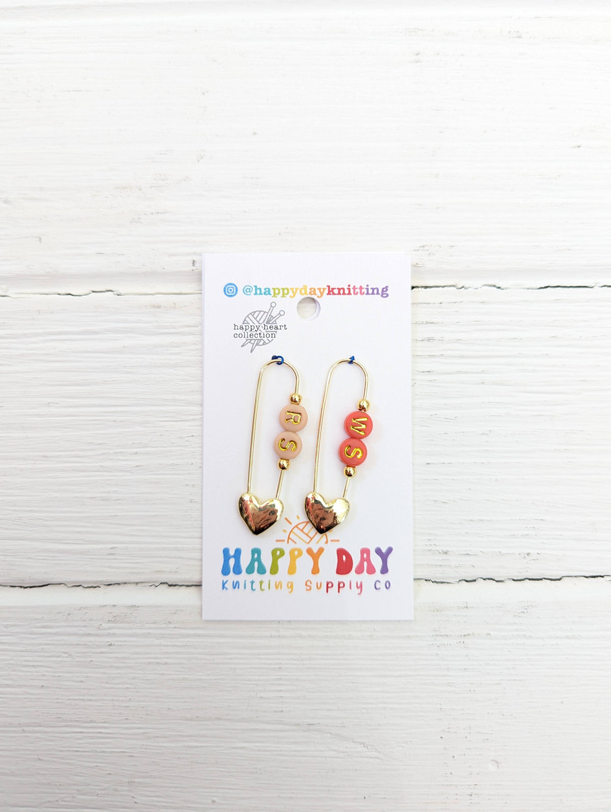 Happy Day Knitting - RS/WS Locking Stitch Markers