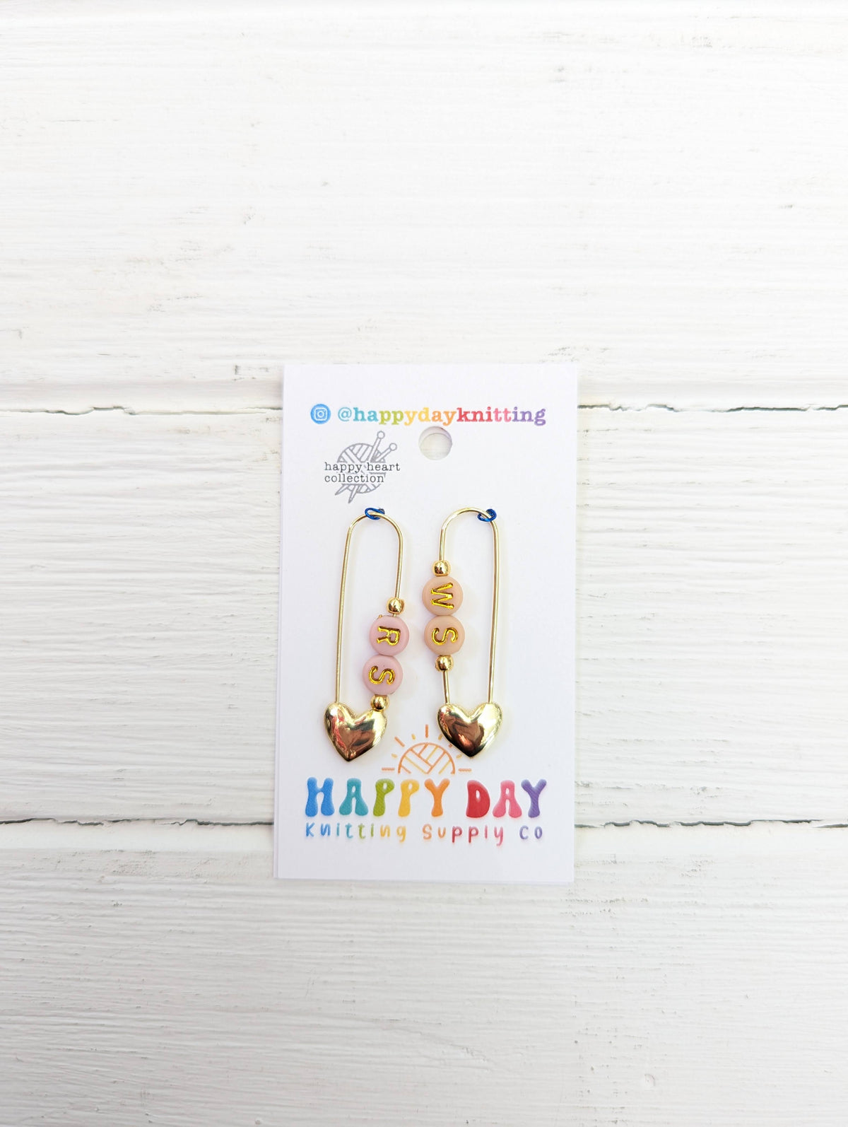 Happy Day Knitting - RS/WS Locking Stitch Markers