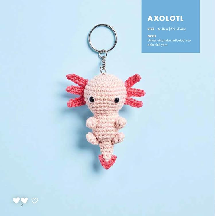 Mini Amigurumi Bag Charms: 23 adorable keyrings to crochet
