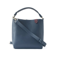 Tin Marin - Yaya Leather Bucket Bag with Mai Woven Bag Strap