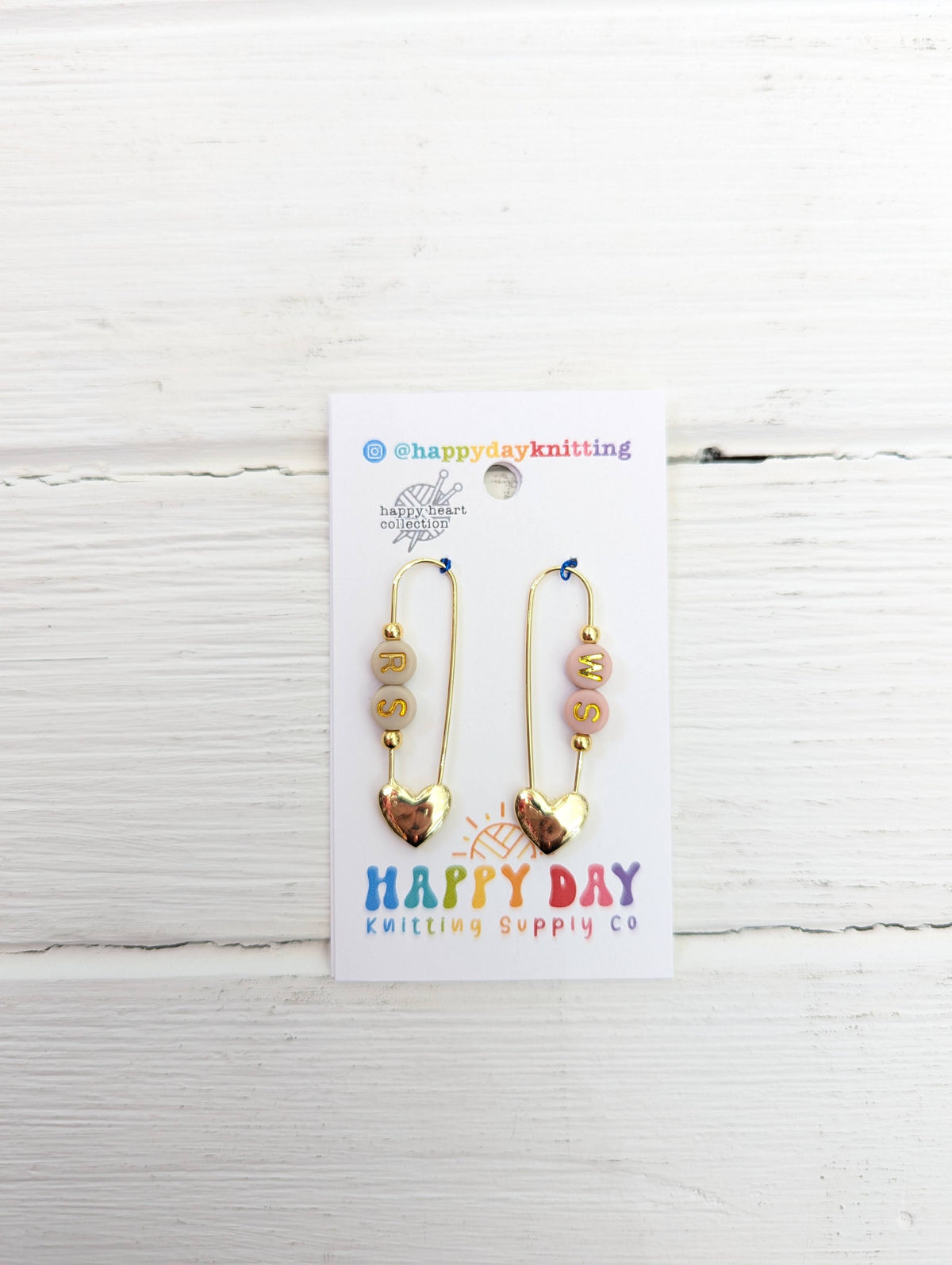 Happy Day Knitting - RS/WS Locking Stitch Markers