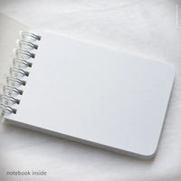 Inkello Letterpress - Heart Knitting Spiral Notebook