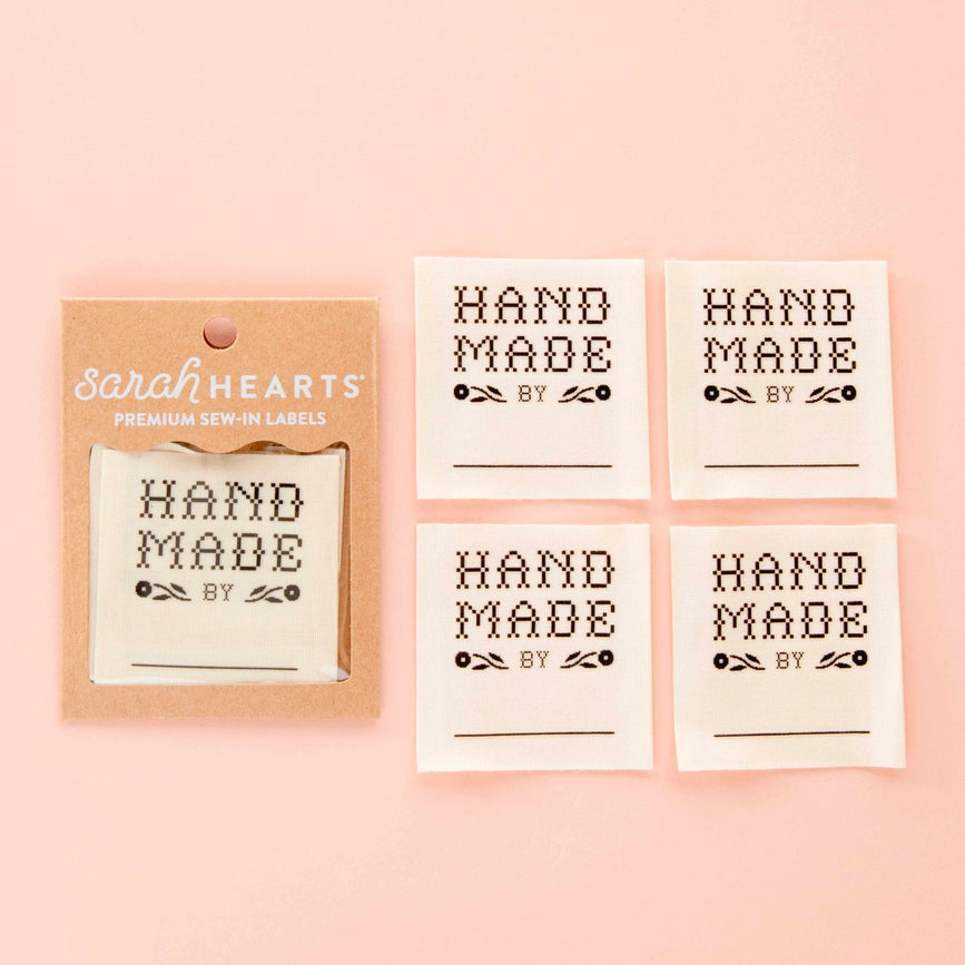 Sarah Hearts - Premium Woven Labels