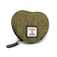 Harris Tweed Heart Purse