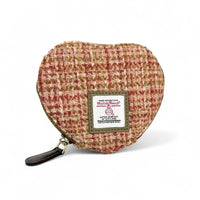 Harris Tweed Heart Purse