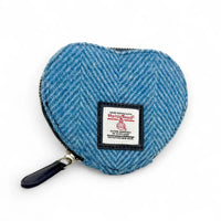 Harris Tweed Heart Purse
