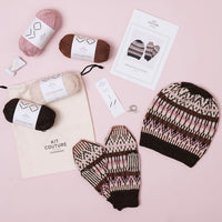 Kit Couture - Baggen Knit Hat and Mittens Kit