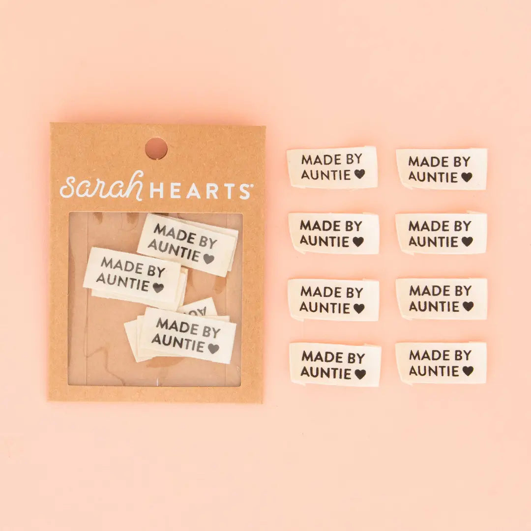 Sarah Hearts - Premium Woven Labels