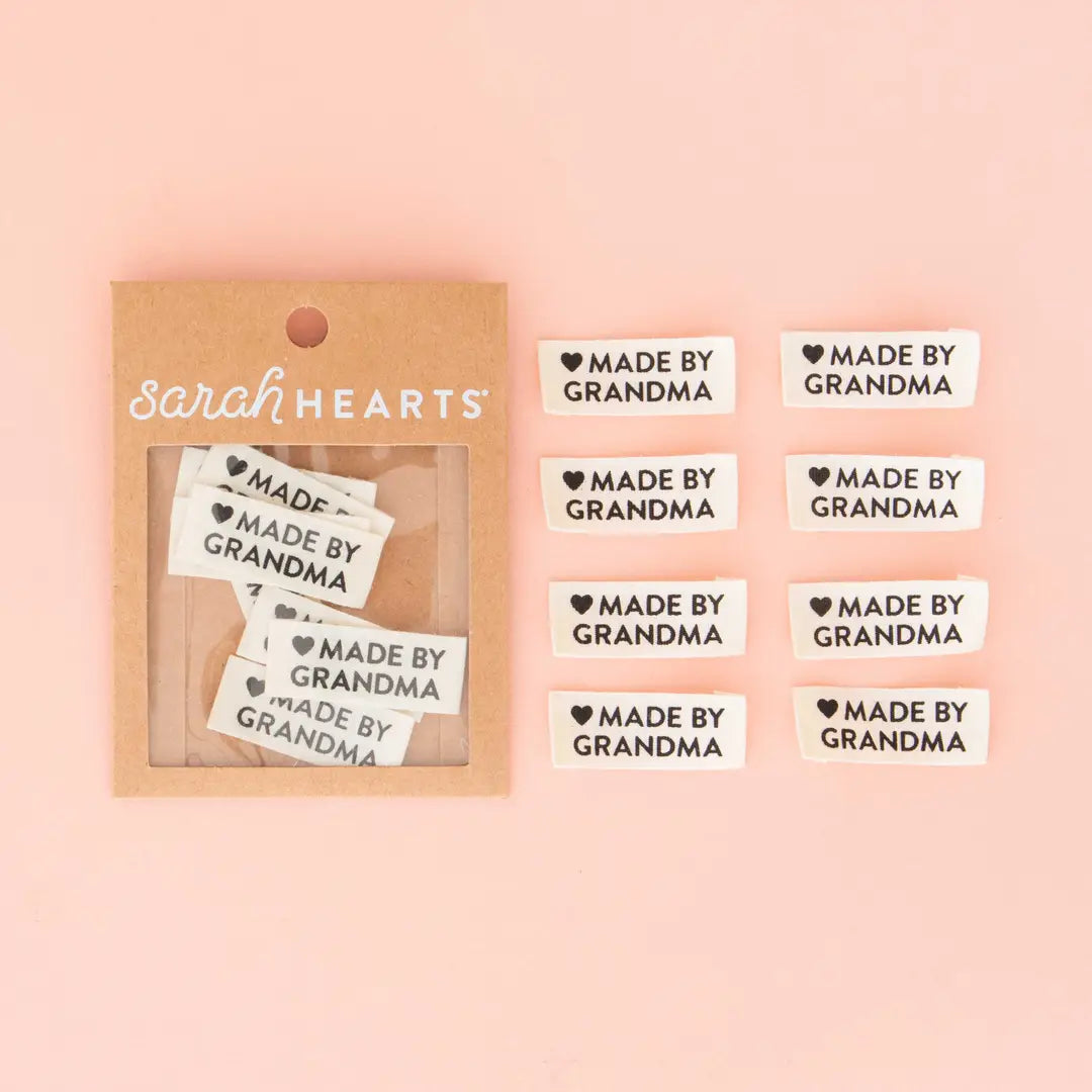 Sarah Hearts - Premium Woven Labels