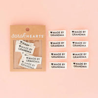 Sarah Hearts - Premium Woven Labels