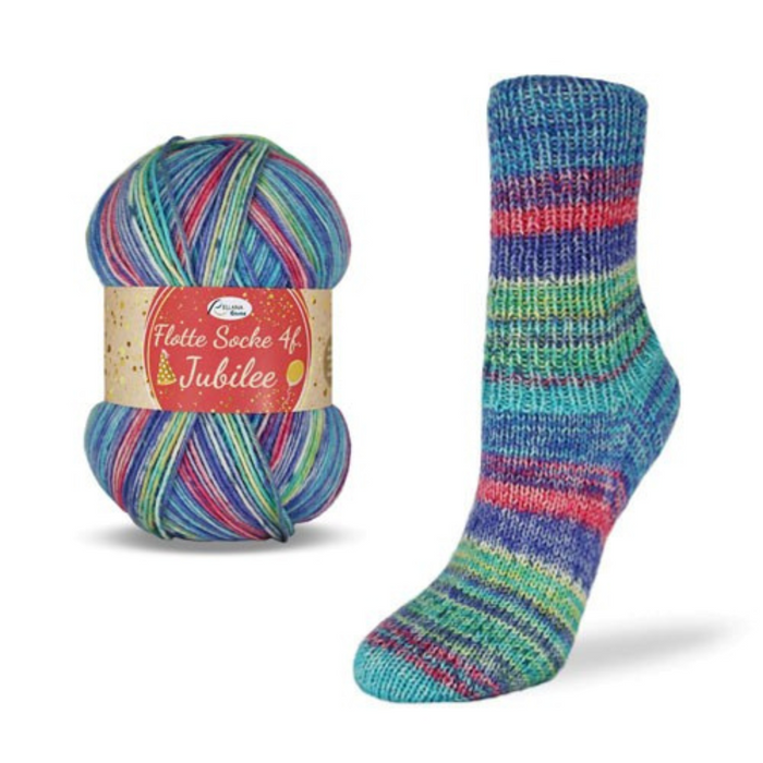 Rellana Garne - Flotte Sock 4ply Jubilee