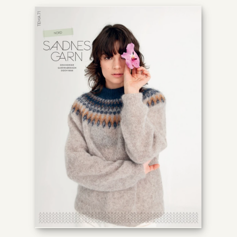 Sandnes Garn - Tema 71 Nord Pullover Pattern