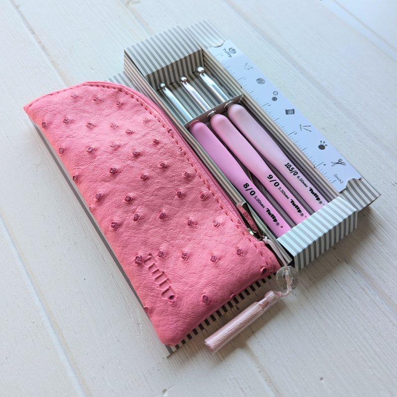 Etimo - Rose Cushion Grip Crochet Hook Set - Small Set