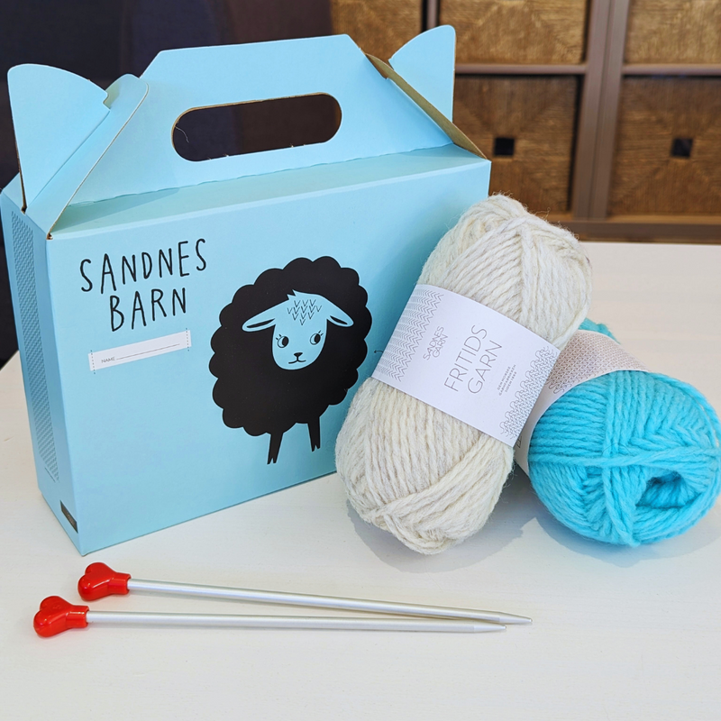 Sandnes Barn - Learn To Knit! Kit