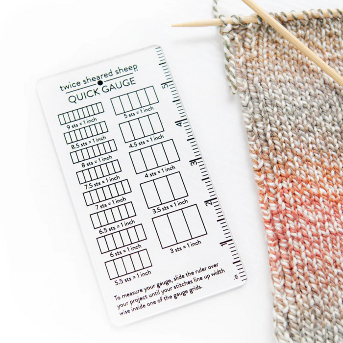 Twice Sheared Sheep - Quick Gauge Ruler