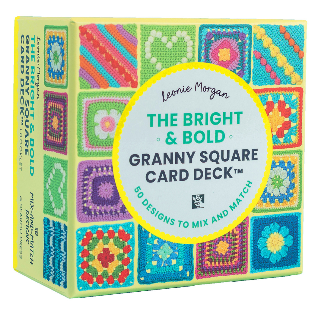 The Bright & Bold Granny Square Card Deck by Leonie Morgan