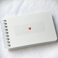 Inkello Letterpress - Heart Knitting Spiral Notebook