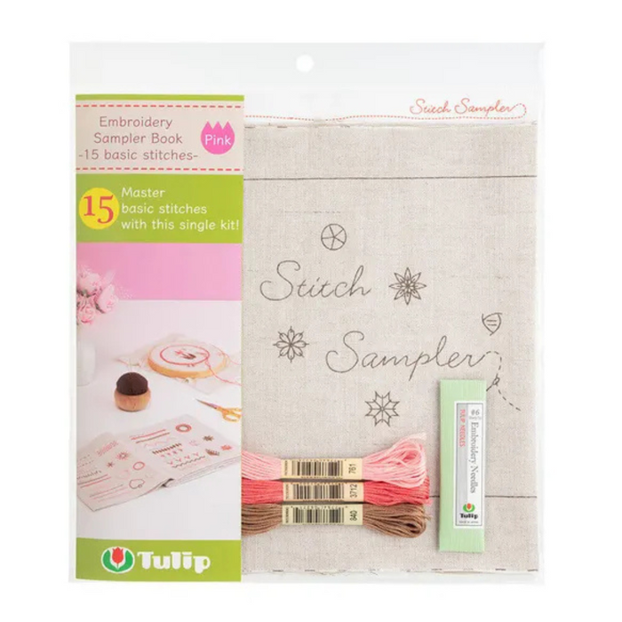 Tulip - Embroidery Sampler Book - 15 Basic Stitches