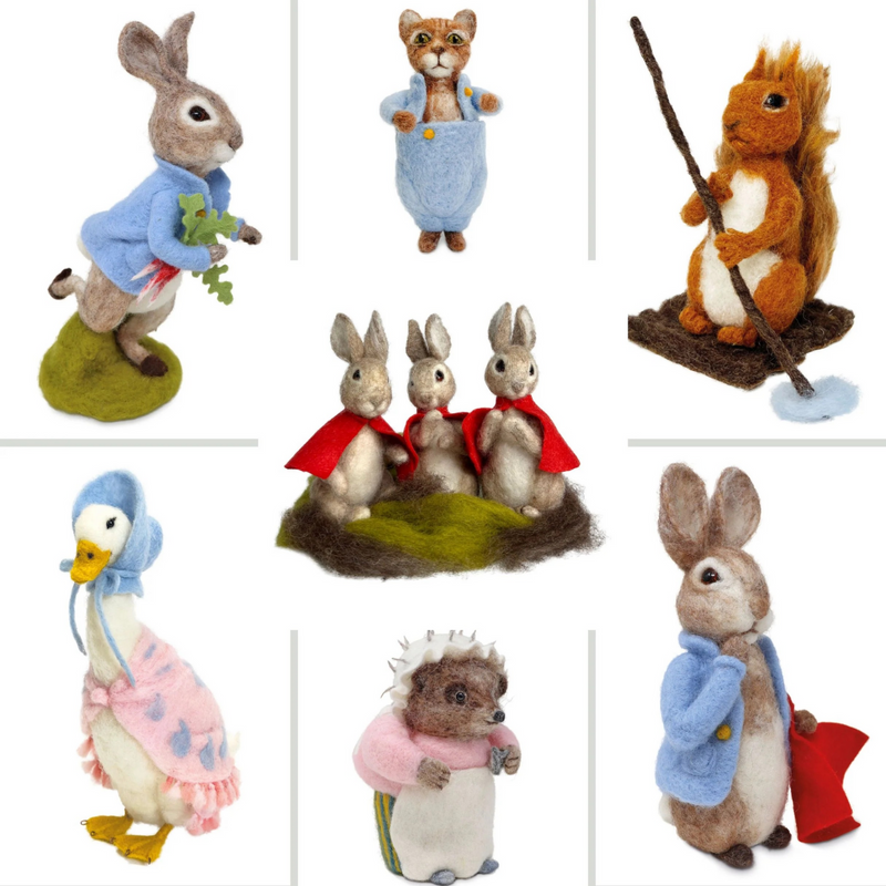 Beatrix Potter Needle Felting Kits