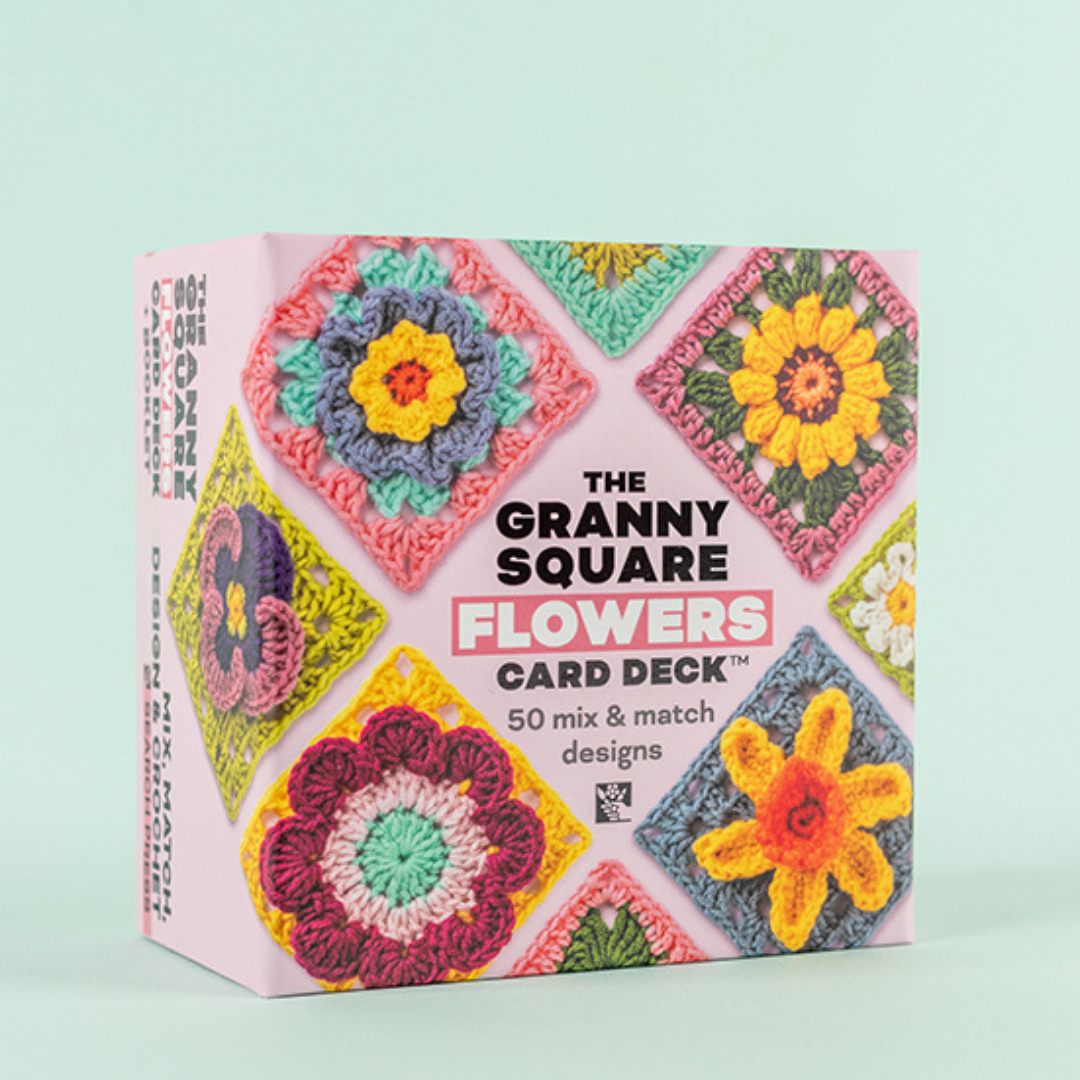 The Granny Square Flowers Card Deck by Claire Montgomerie