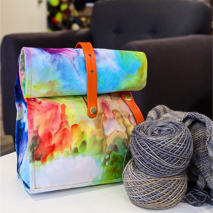 Hide & Hammer - #03 Ice-Dyed Canvas Bag