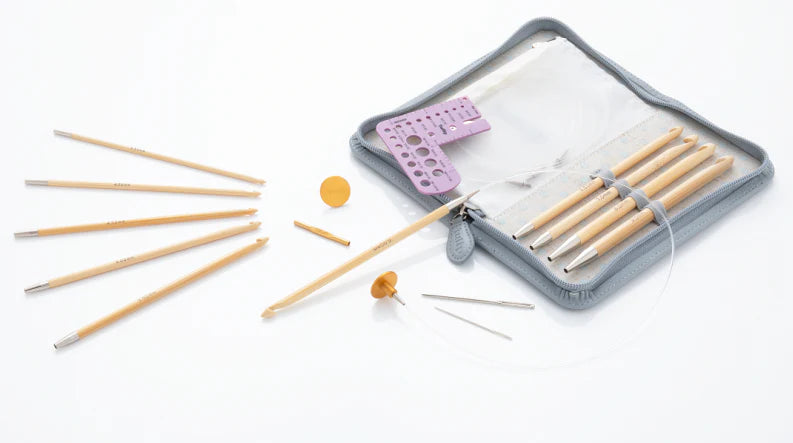 Tulip Carry T Interchangeable Bamboo Tunisian Hook Set