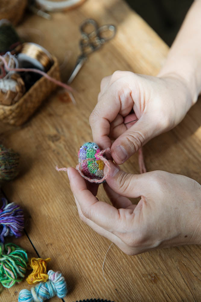 Tiny Friends: A Guide to Mosaic Embroidery