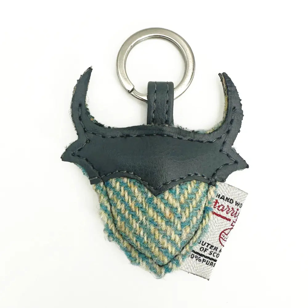 Harris Tweed Highland Coo Keyring