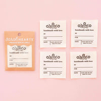 Sarah Hearts - Premium Woven Labels