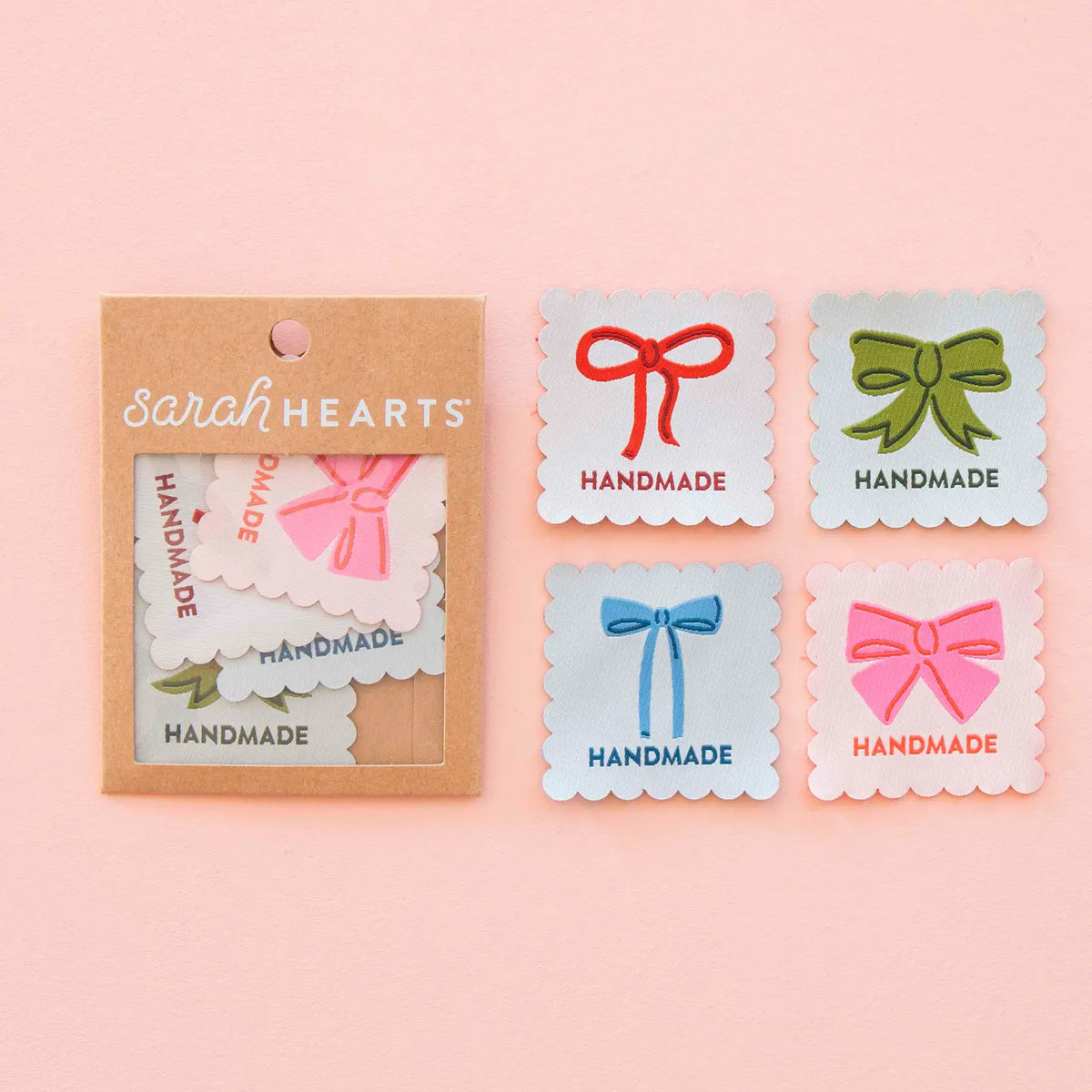 Sarah Hearts - Premium Woven Labels